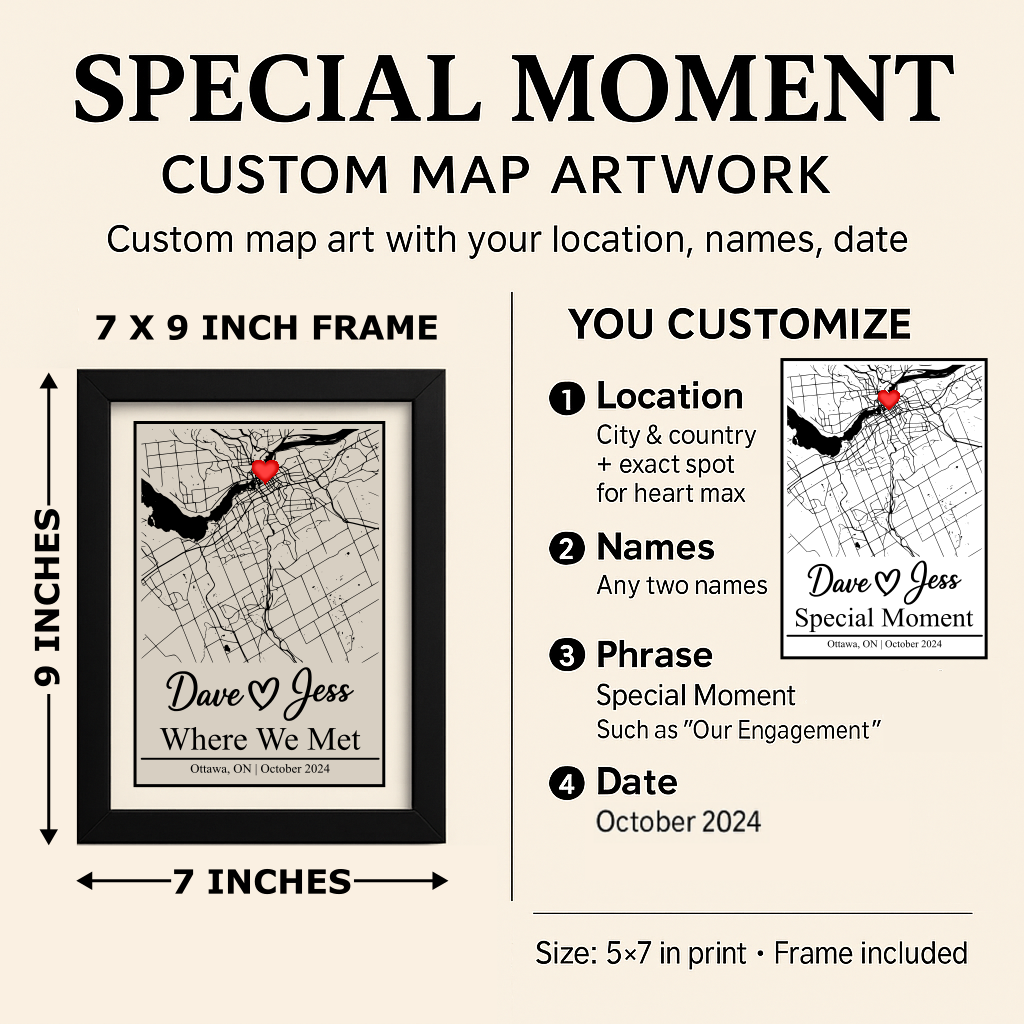Custom Anniversary Card Gift Set